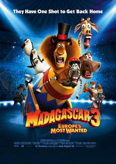 Madagascar 3 2012 Dual Audio Hindi 480p 300MB FilmyMeet